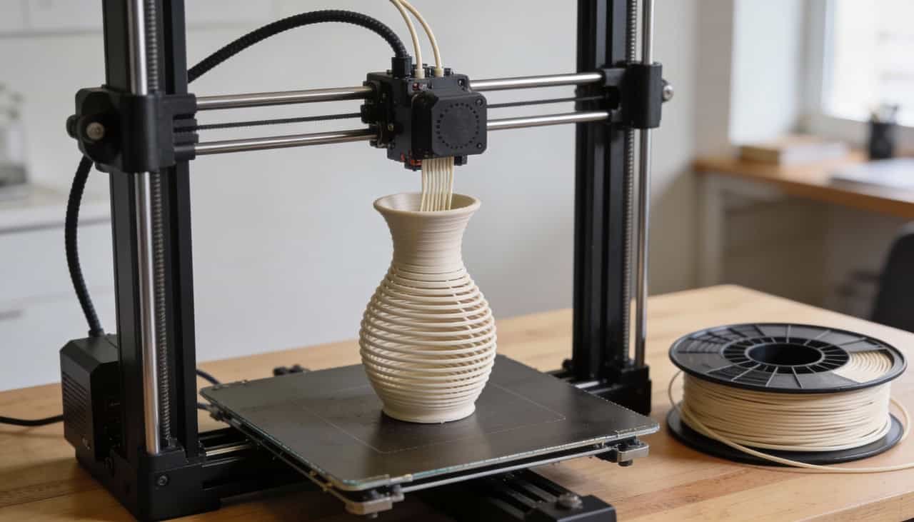 Como criar vasos sustentáveis com impressão 3D e filamento PLA