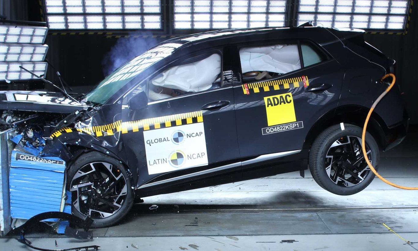 Kia Sportage evolui e conquista nota máxima de cinco estrelas no Latin NCAP