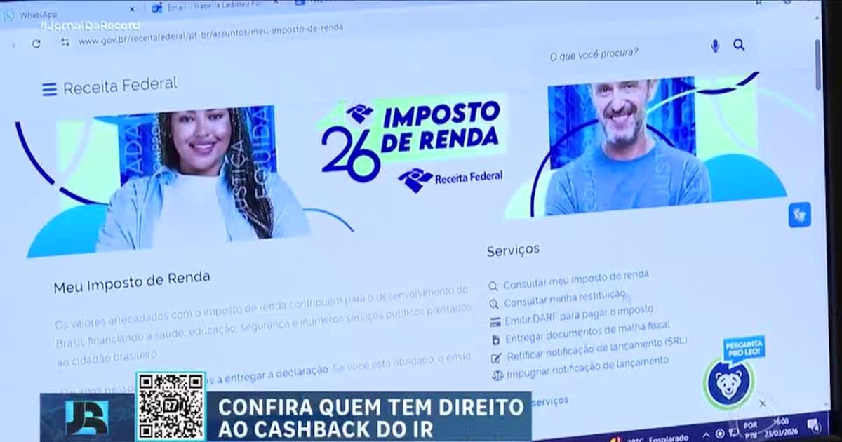 Pagamento do cashback do Imposto de Renda beneficia milhões de brasileiros 1 cerca de 3,5 milhões de contribuintes recebem o pagamento do lote especial de restituição – Noticias R7